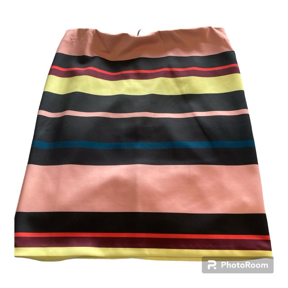 Eloquii stripe scuba skirt